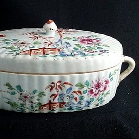 18th C Chinese Porcelain Famille Rose Tureen