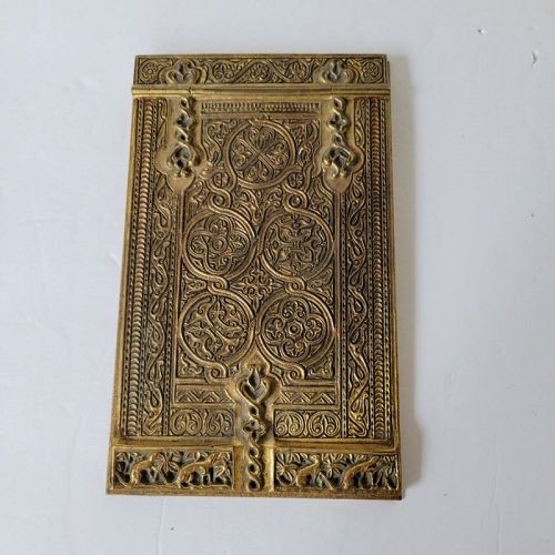 Tiffany Studios Gilt Bronze Venetian Pattern Note Pad Holder