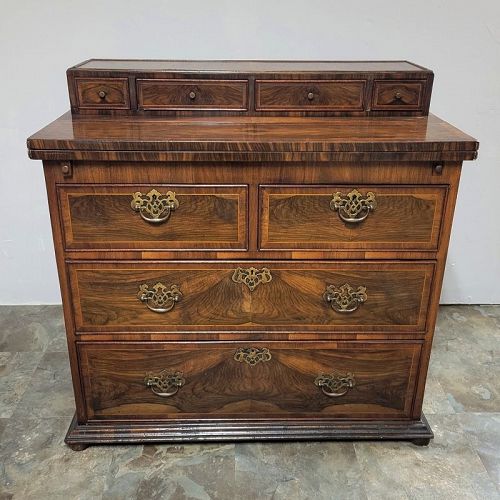 Early 18th Century English Walnut Writing Chest Desk