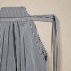 Japanese Black and White Pin Stripe Hakama